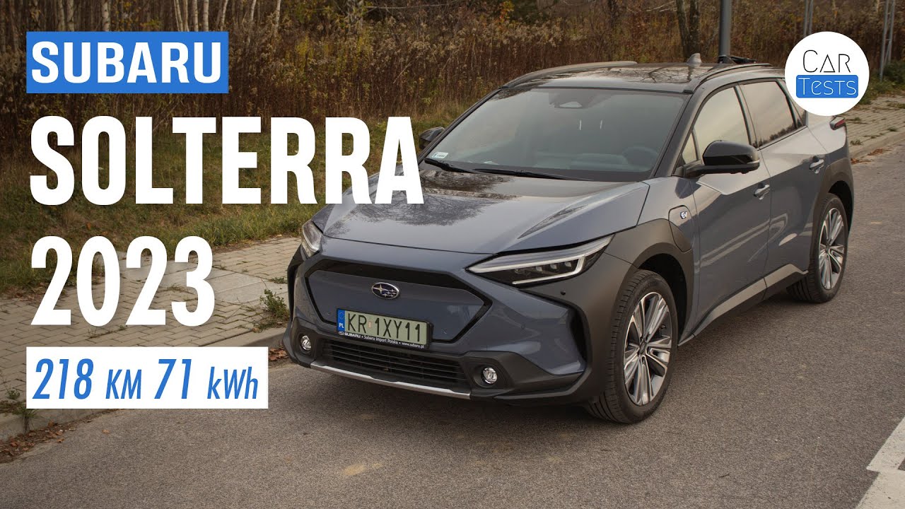 Subaru Solterra 2023 218 KM 71 kWh AWD: Bliźniak nowej Toyoty bZ4X - test i jazda próbna