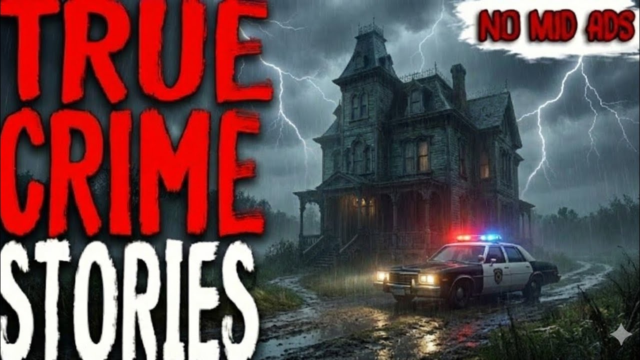 Disturbing True Crime Stories For Sleep With Rain Sound |🛑NO MID ADS| Black Screen |vol-38