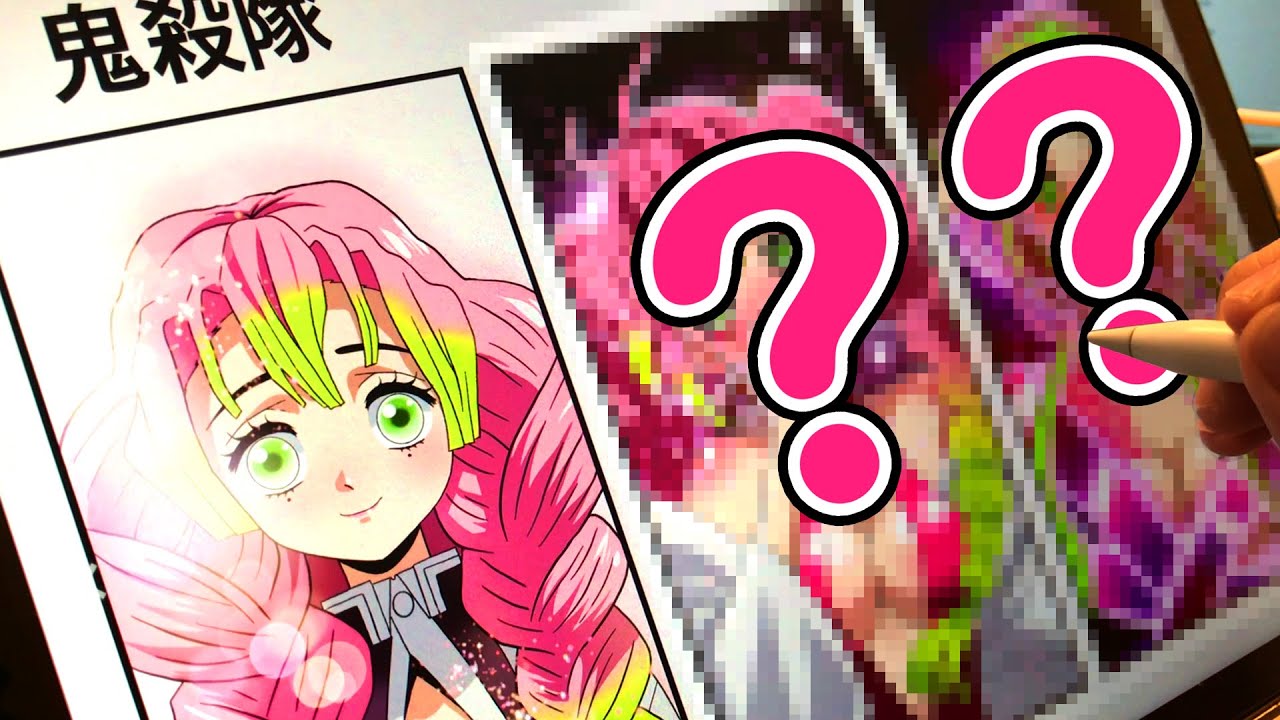 Drawing Mitsuri Original | Lower Moon | Upper Moon 【Kimetsu No Yaiba】