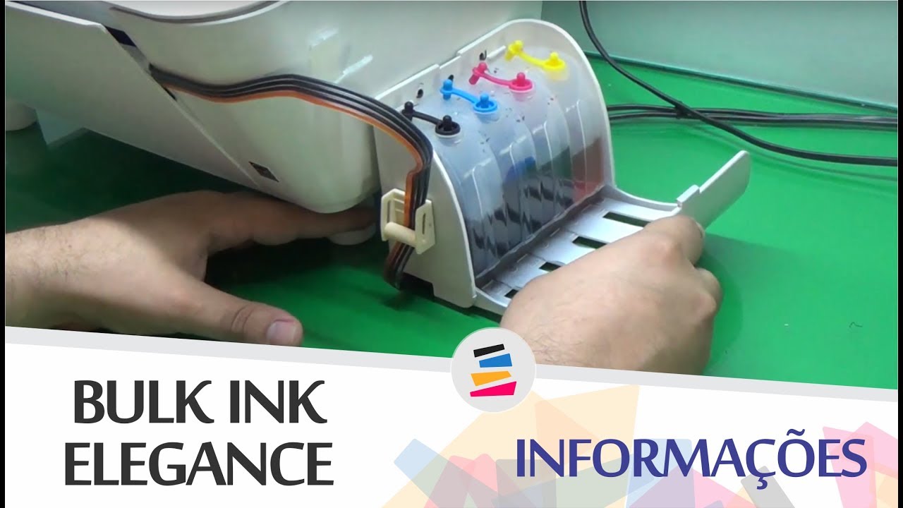 Tutorial - Informações sobre o Bulk Ink com Tampa Elegance - SULINK
