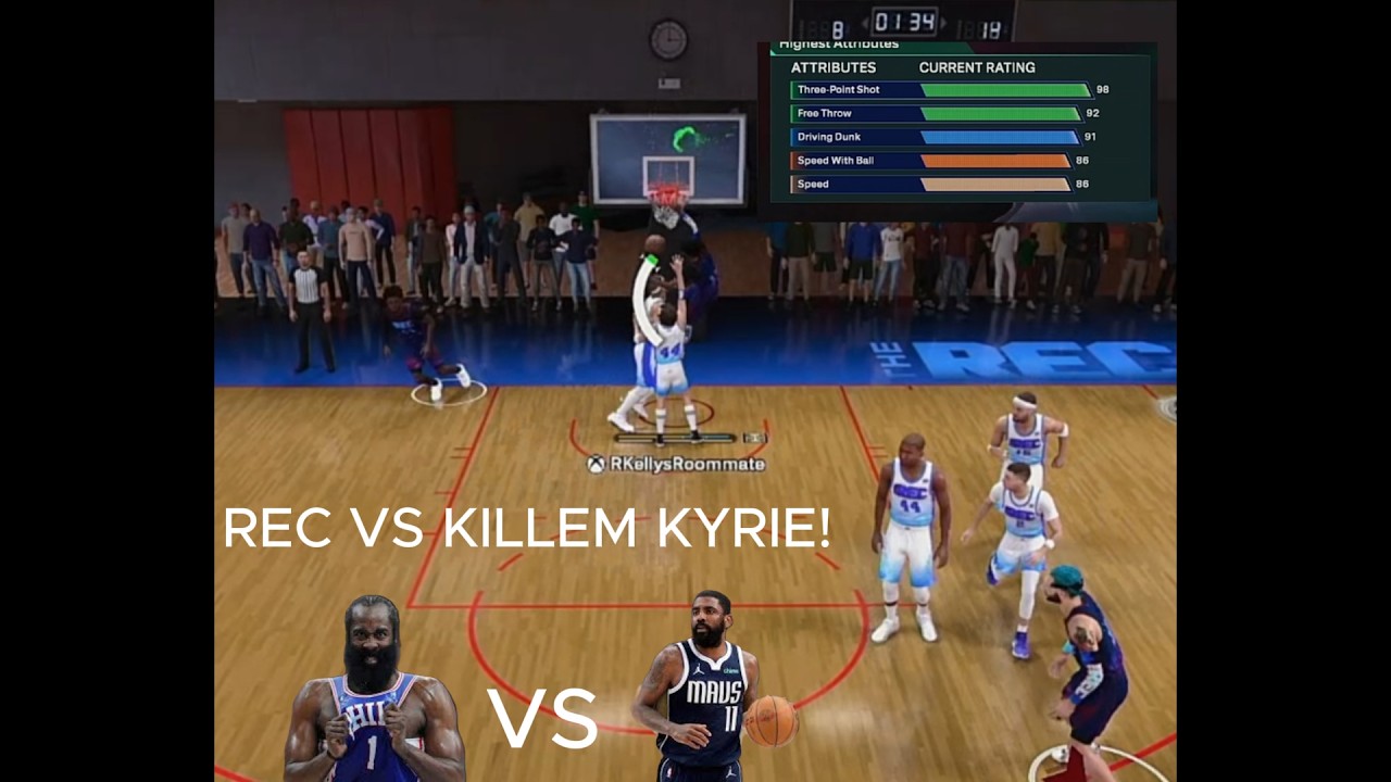 WE RAN INTO KILLEM KYRIE YT IN THE REC... INTENSE GAME! NBA 2K26 REC GAMEPLAY