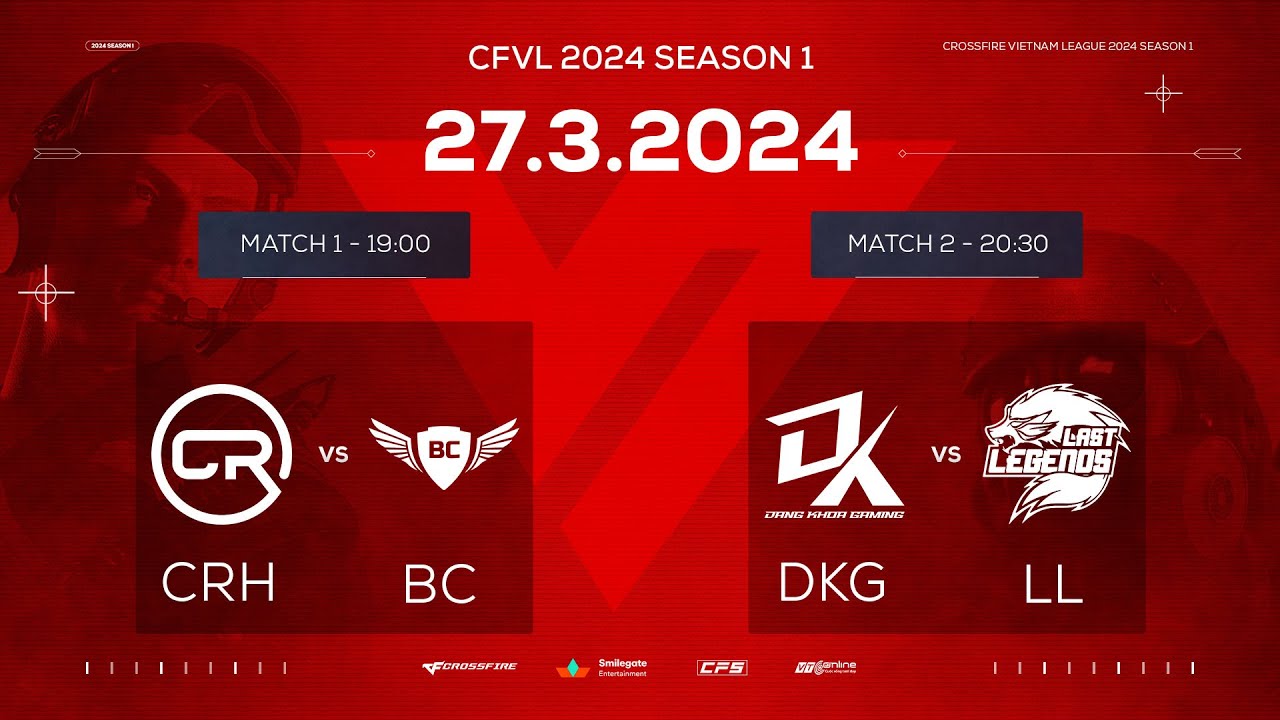 🔥CRH vs BC - DKG vs LL | TRỰC TIẾP VÒNG BẢNG CFVL 2024 S1