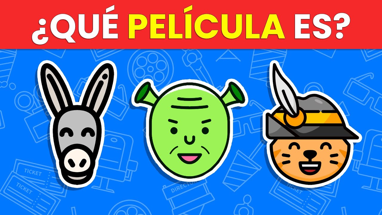 Adivina la PEL&Iacute;CULA por los EMOJIS 2 👻🚫🔫| &iquest;Cu&aacute;nto sabes de Cine? 😎