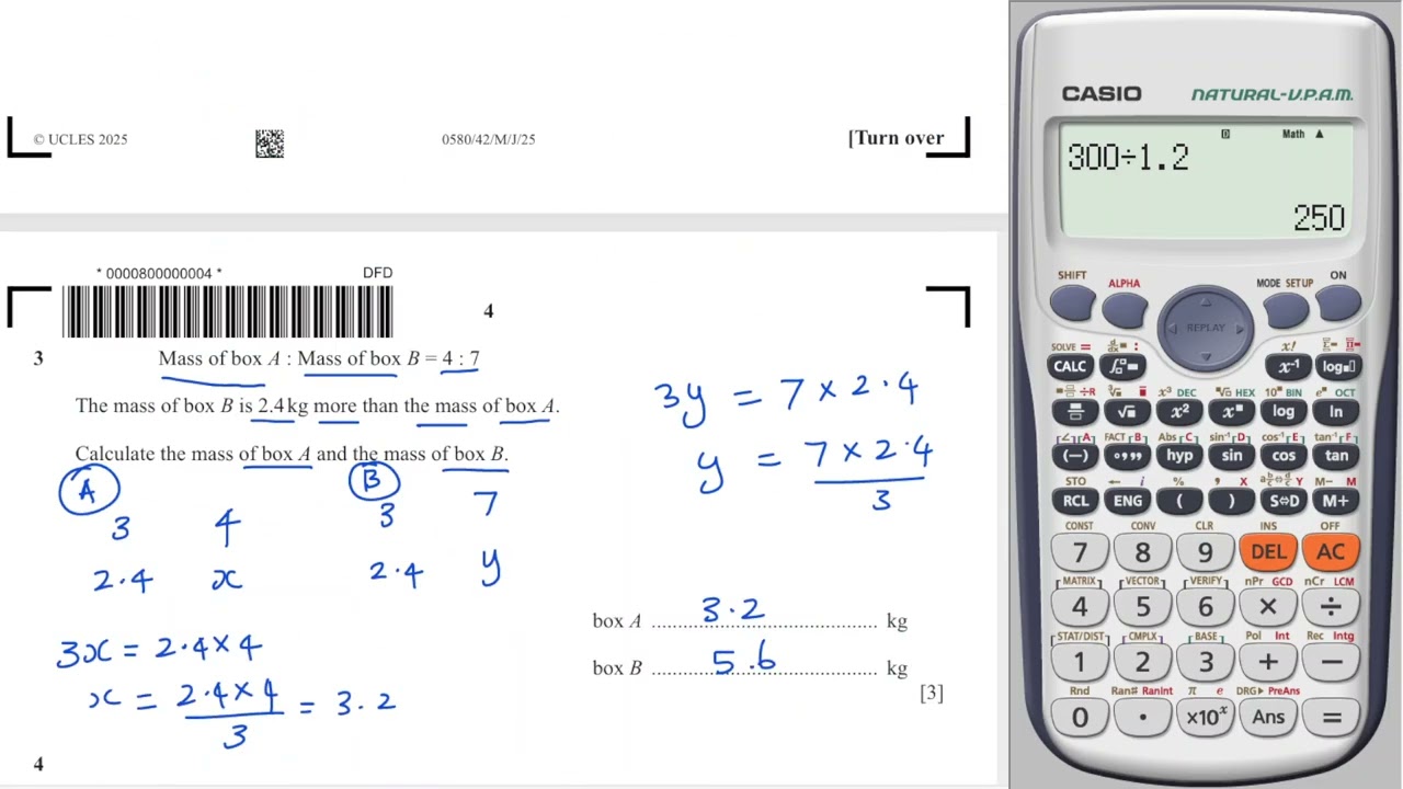 IGCSE Maths | 0580/42| May /June 2025 Part1