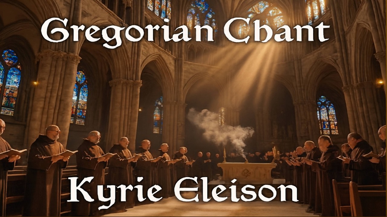 Kyrie Eleison Gregorian Chant ✝️ Deep Prayer & Healing Meditation | Monks Chanting Ambience
