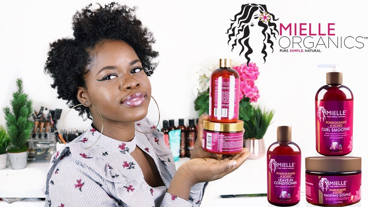 MIELLE ORGANICS ON SHORT 4C HAIR | FLAT TWIST OUT