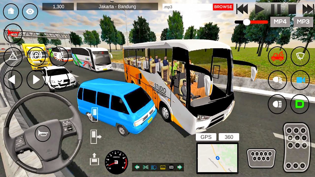 IDBS Bus Simulator #9 Crazy Driver Wrong Way! Bus Games Android gameplay