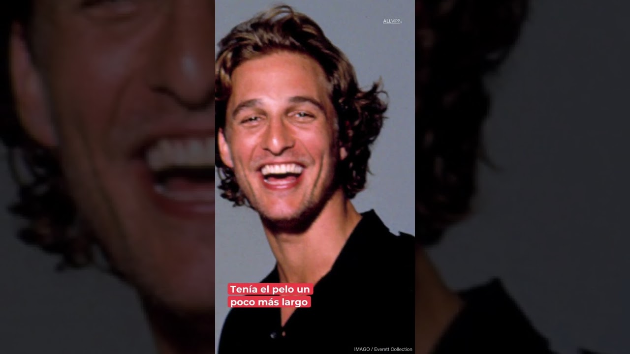 As&iacute; de bien luc&iacute;a Matthew McConaughey en su juventud | Celebridades | #shorts