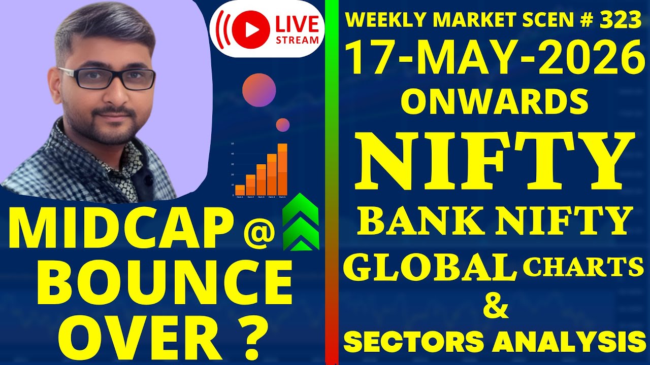 WMS-323, MIDCAP BOUNCE OVER? WEEKLY #NIFTY #BANKNIFTY ANALYSIS 📈#AGARIND #MOIL #HINDCOPPER #NMDC