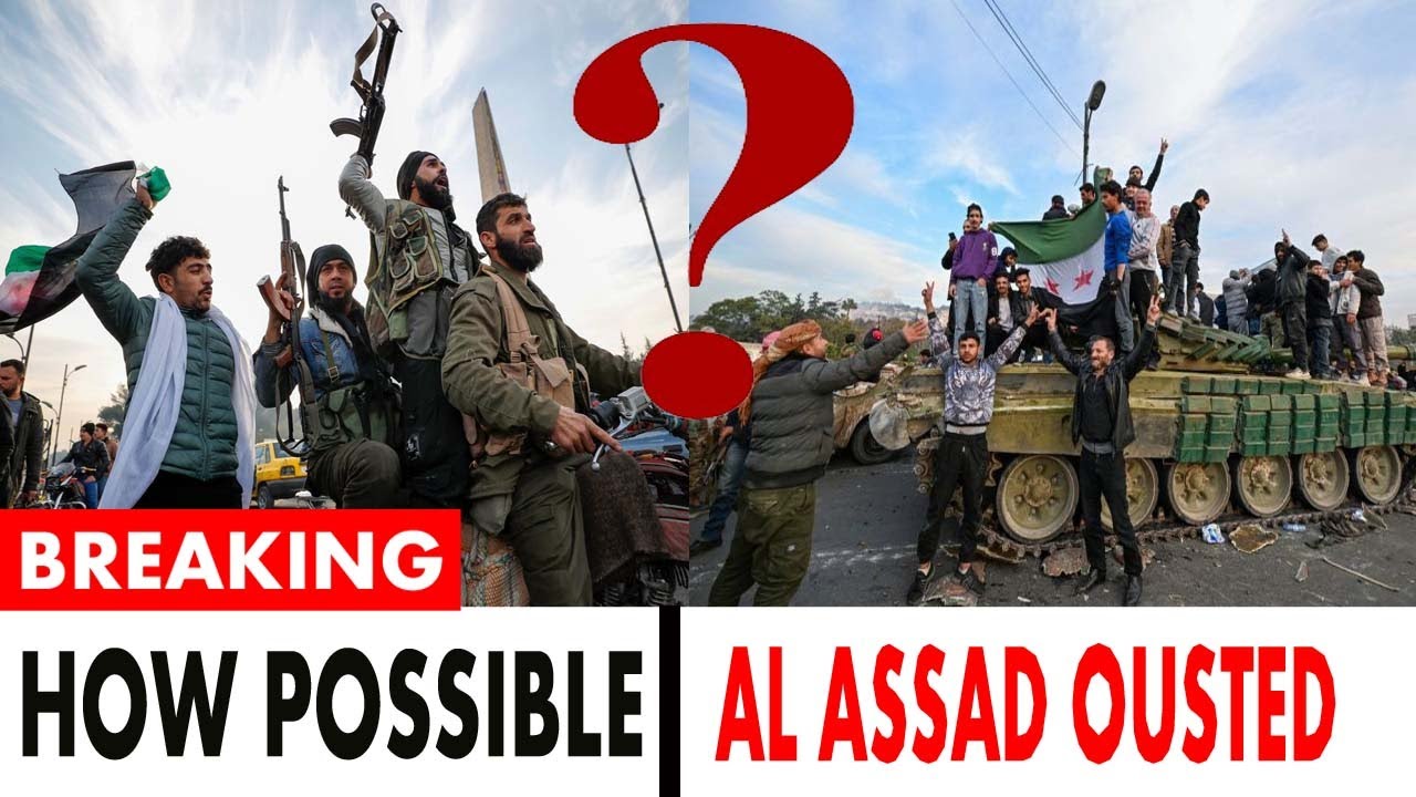 Opposition fighters declare Syria&rsquo;s Damascus &lsquo;liberated&rsquo;, al-Assad ousted