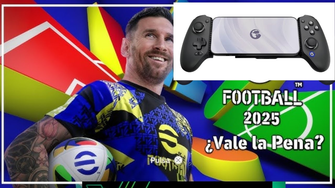 Efootball 2025 mobil jugando en un Gamepad GameSir G8+ !!!BRUTAL....