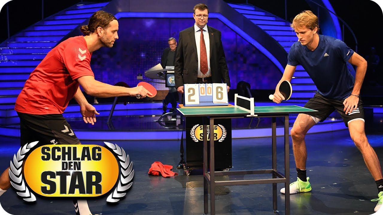 Mini-Tischtennis | Alexander Zverev vs. Silvio Heinevetter | Spiel 4 | Schlag den Star