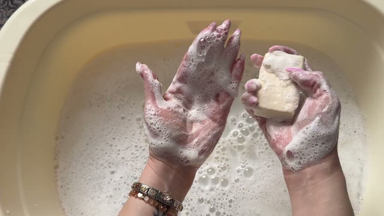 Мыление 🙌🏼🧼кусочки из посылок и подарков📦