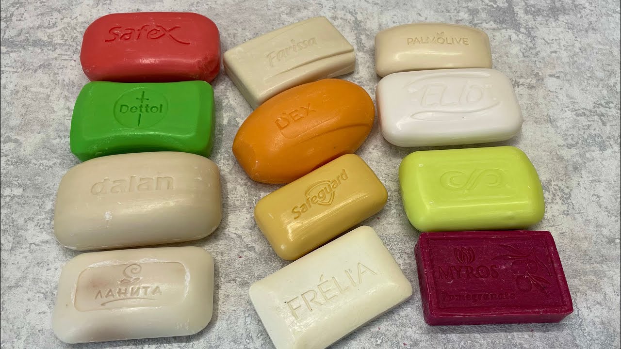 Dry soap carving | Cutting | ASMR | Soap