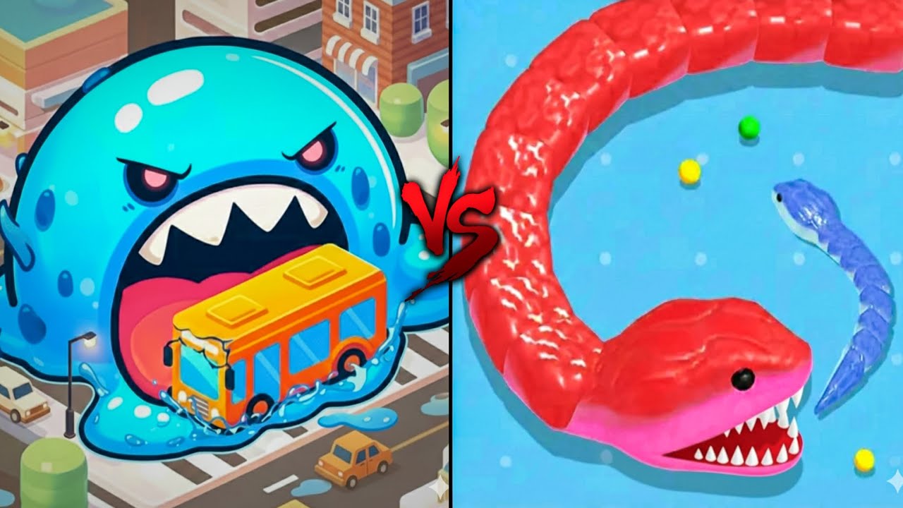 🔥Snake Clash Vs SuperSlime 3D🐍Max level Epic Comprehension 100%Win Pro Gameplay #40