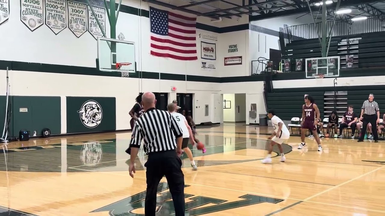 Wayland Boys Varsity Basketball scrimmage vs Parchment 