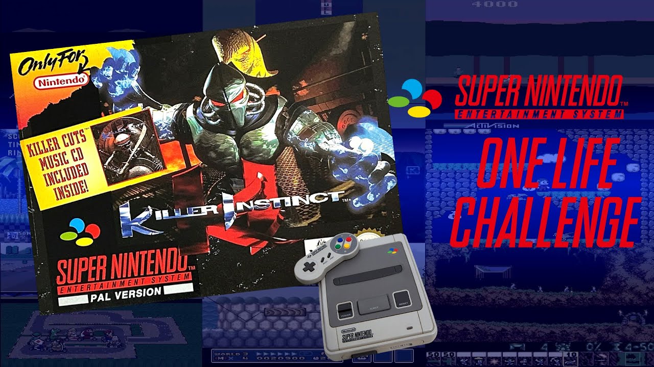 Super Nintendo One-Life Challenge   - Killer Instinct - Became Warewolf's dinner!