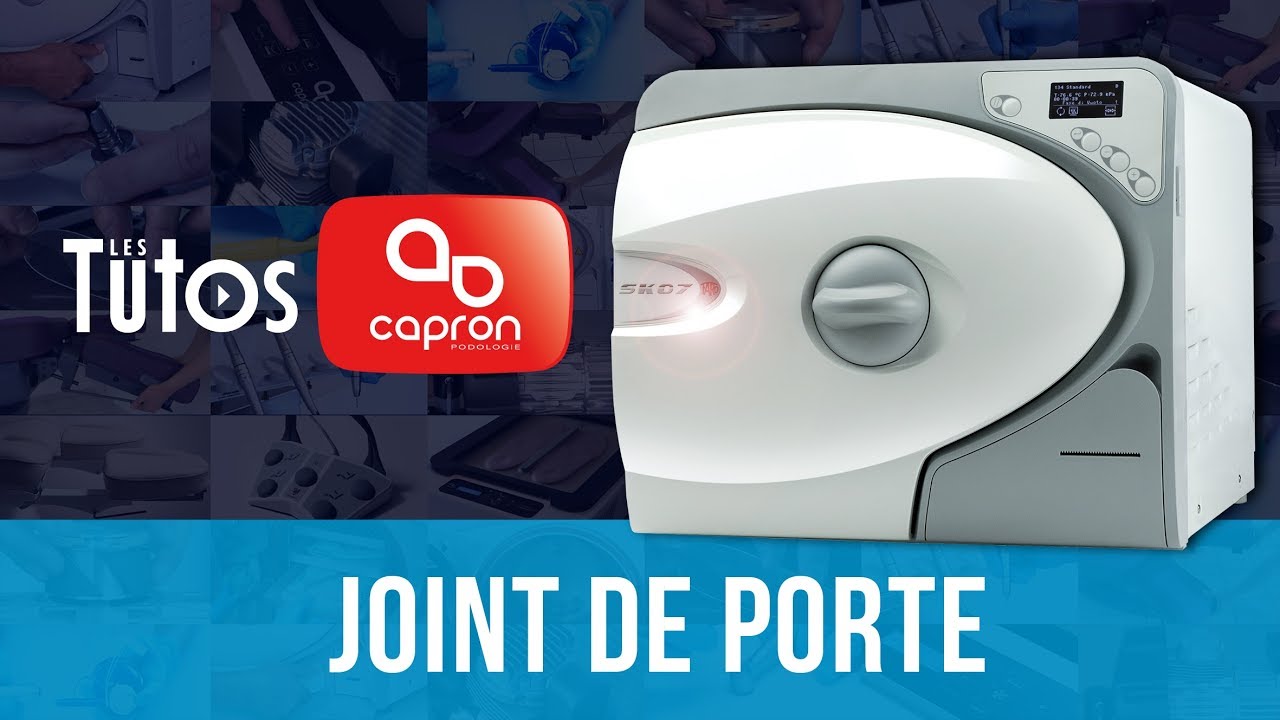 LES TUTOS CAPRON #2 : Joint de porte autoclave