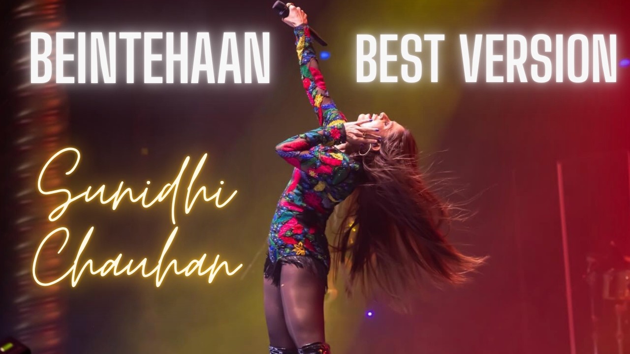 Beintehaan | Queen of Concerts | Sunidhi Chauhan | Live Concert - Full Video #sunidhichauhan #viral