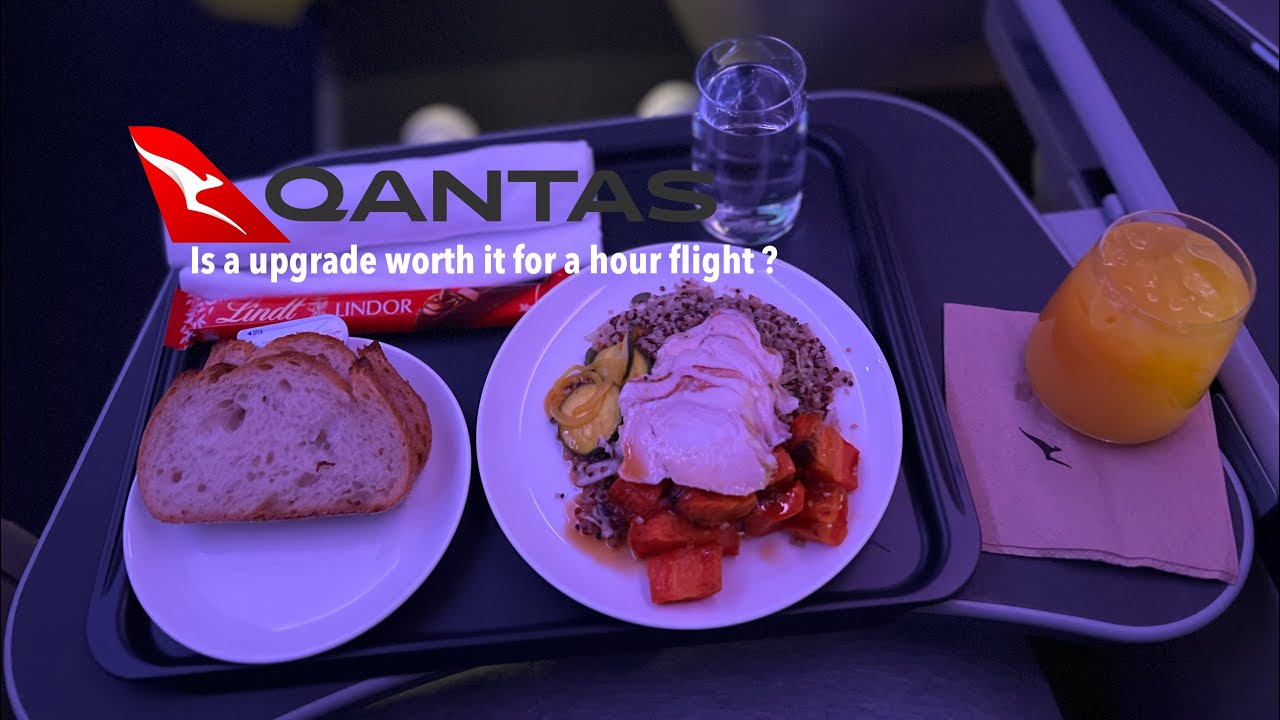 Qantas A330 in Business class Melbourne to Sydney