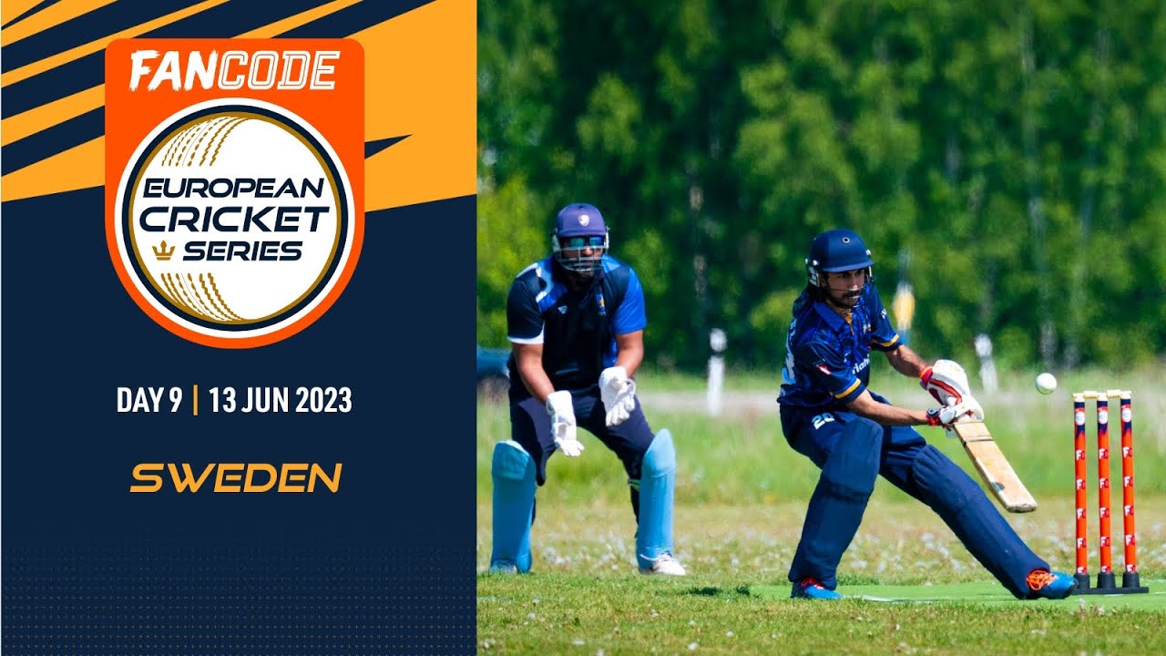 🔴 FanCode ECS Sweden, 2023 | Day 9 | T10 Live Cricket | European&nbsp;Cricket