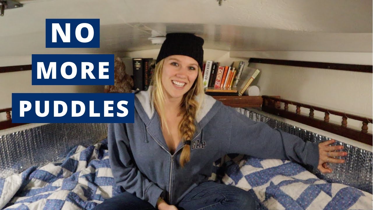 Fixing our Boat's Moisture Problem  // Living on a Sailboat in Canada Ep. 11