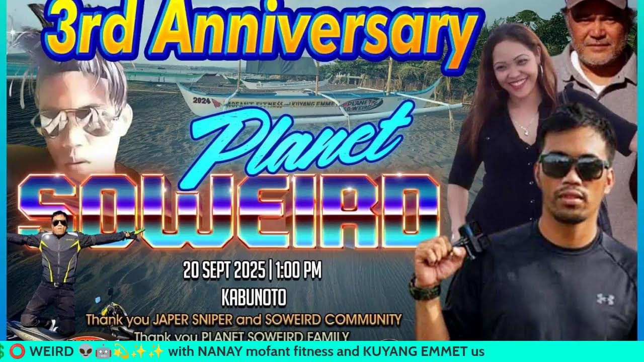 HAPPY 3RD ANNIVERSARY PLANET SOWEIRD