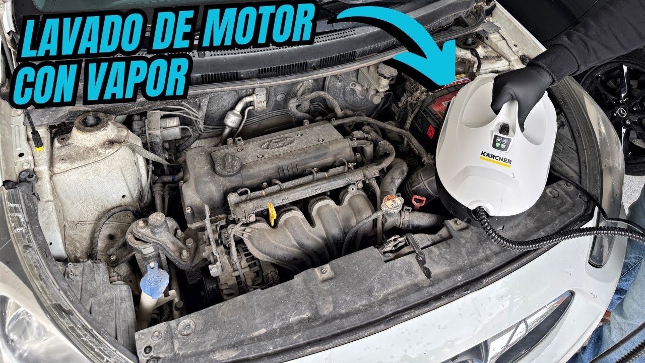 COMO LIMPIAR O LAVAR EL MOTOR DE TU AUTO CON UNA MAQUINA DE VAPOR DE FORMA SEGURA
