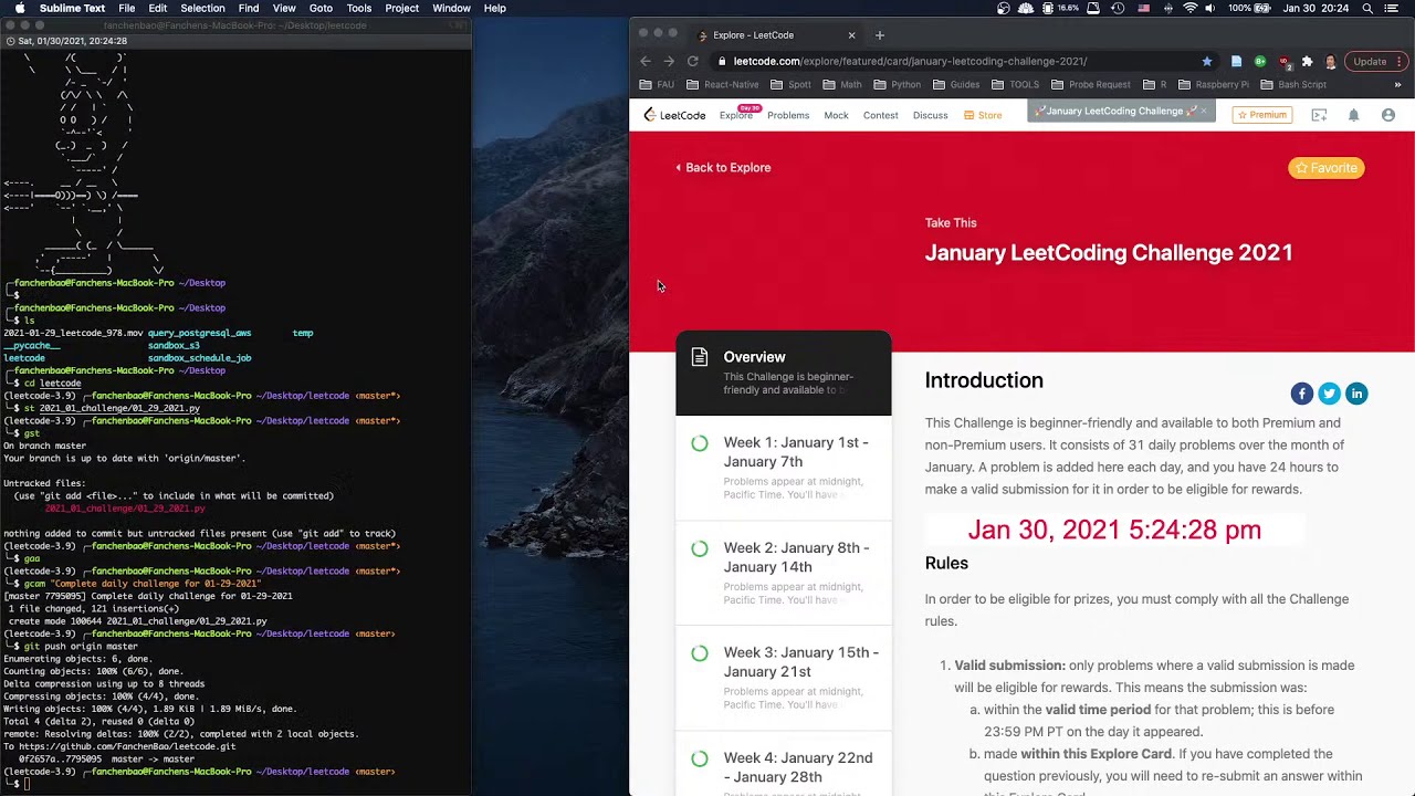 2021-01-30 leetcode 1675