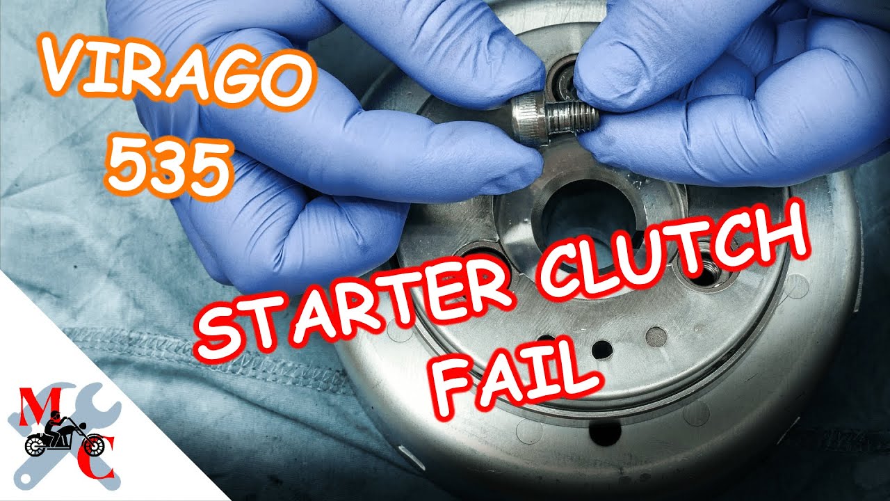 YAMAHA XV535 STARTER CLUTCH PROBLEM | DETAILED REMOVAL TUTORIAL | 4K | ENGINE NOISE FIX | #7