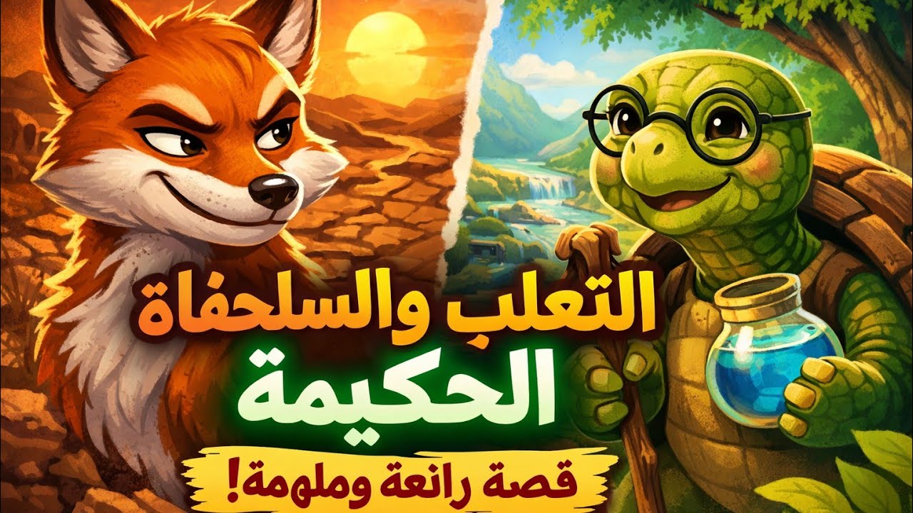 الثعلب والسلحفاة الحكيمة | قصة مؤثرة عن الصبر والحكمة لا تفوّت