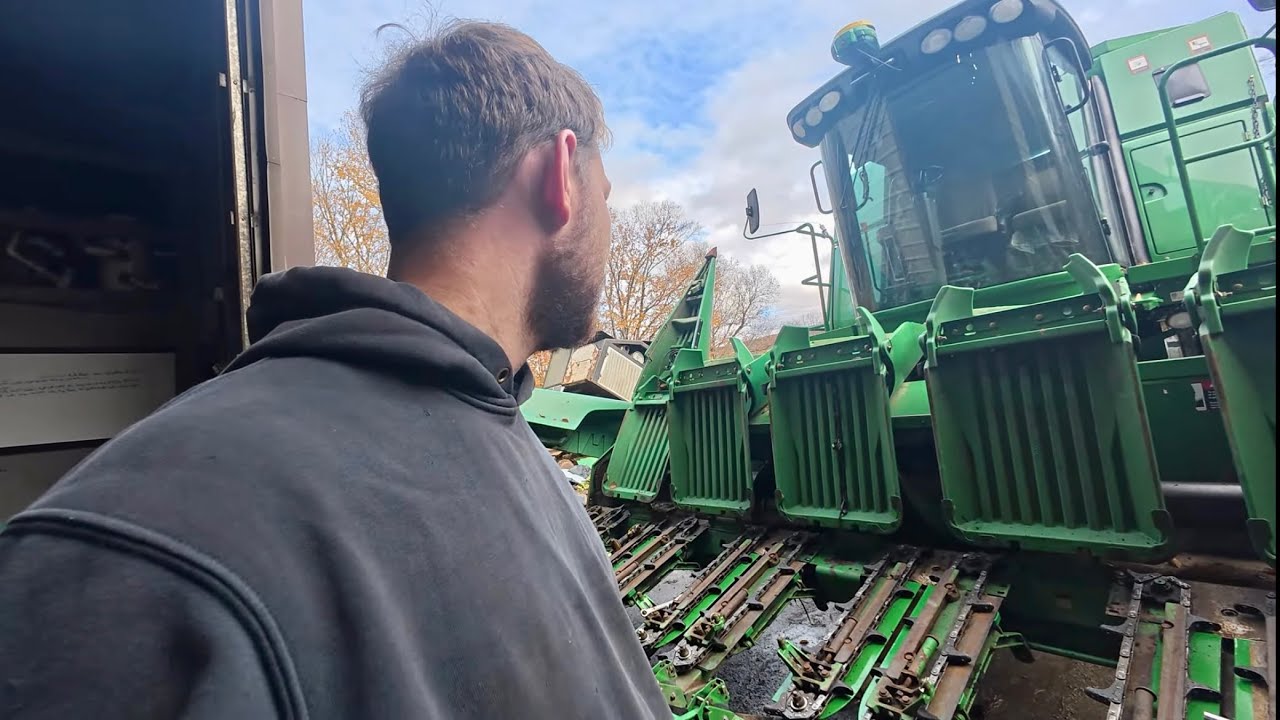 Совместная перестройка головки и установка дверцы зернового отсека
