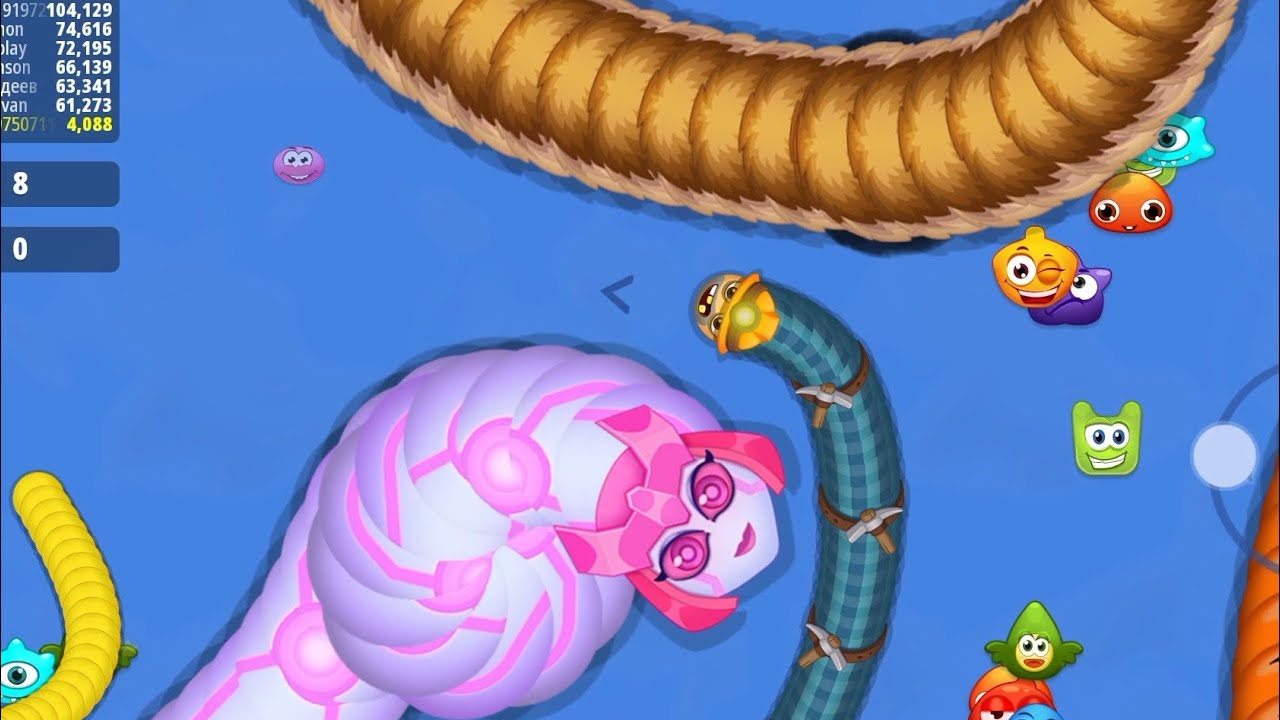 worms zone oi megic gameplay