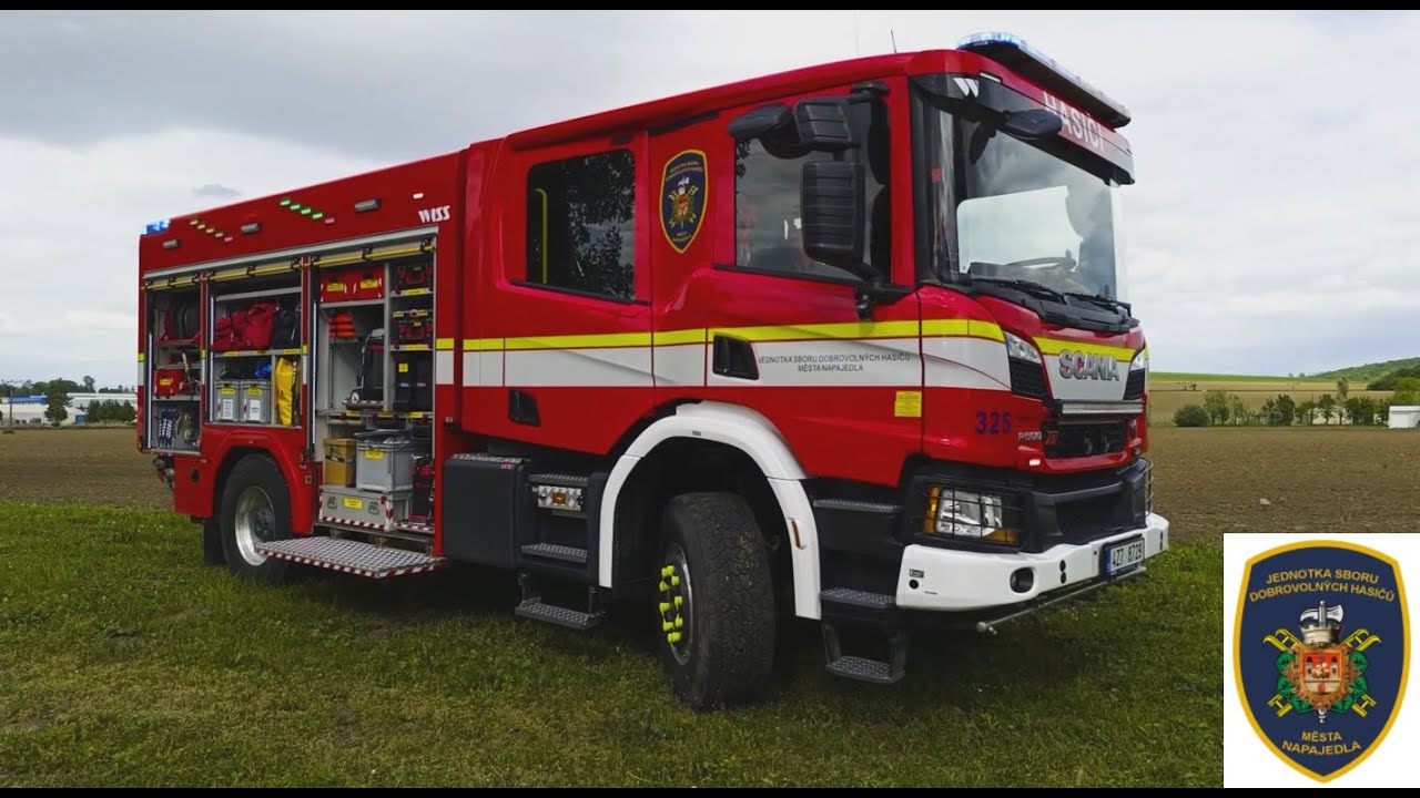 Hasiči Napajedla - automobilová stříkačka CAS 20 Scania - WISS Czech