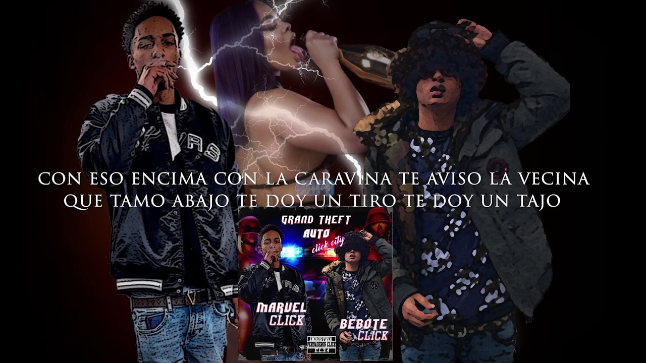BEBOTE CLICK - MARVEL CLICK - LA MOVIE - (VIDEO LYRICS) #drill #spanishdrill