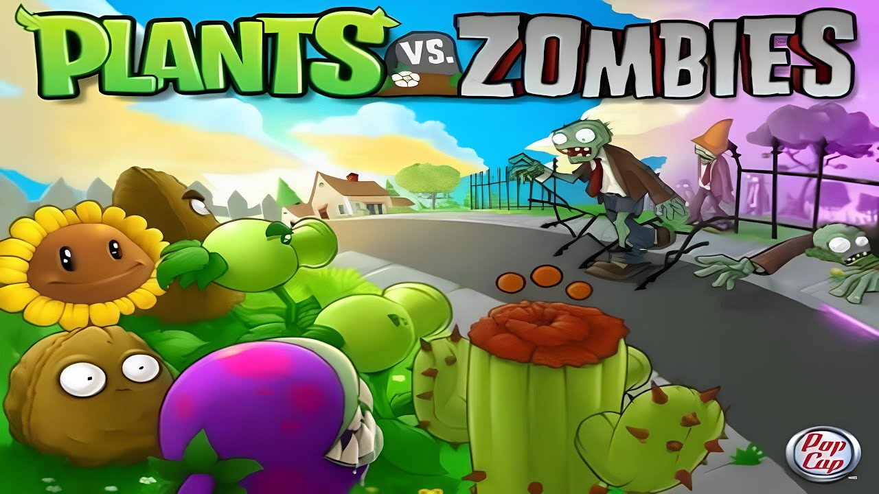 Jogando Plants Vs. Zombies Denovo 👍 #pvz