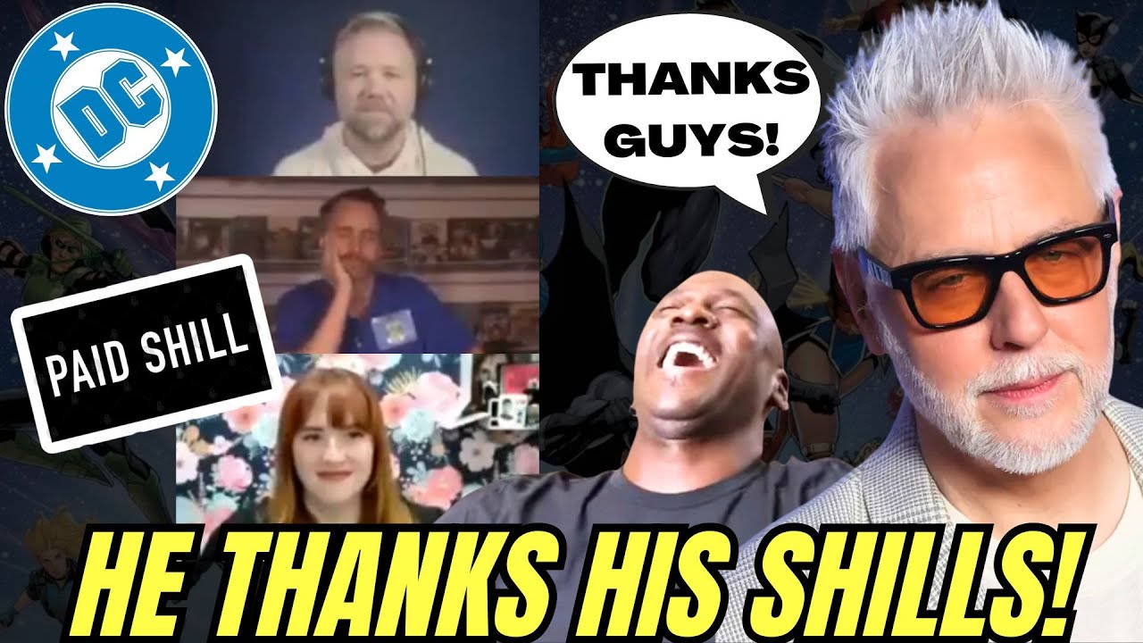 GUNN LOVES HIS SHILLS! James Gunn Admits To Rewarding His Loyal Shills! DCU Glazing On FULL DISPLAY!