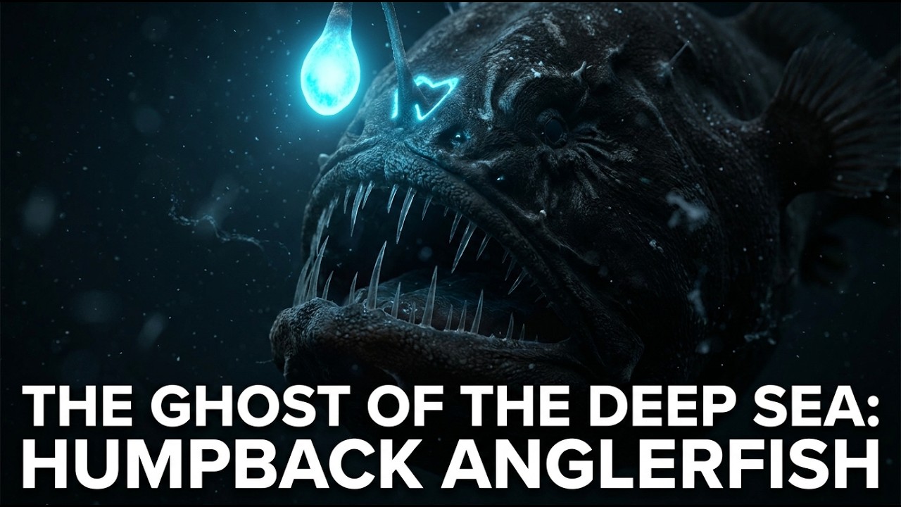 The Abyssal Beacon: Complete Life Journey of the Humpback Anglerfish #DeepSeaWildlife