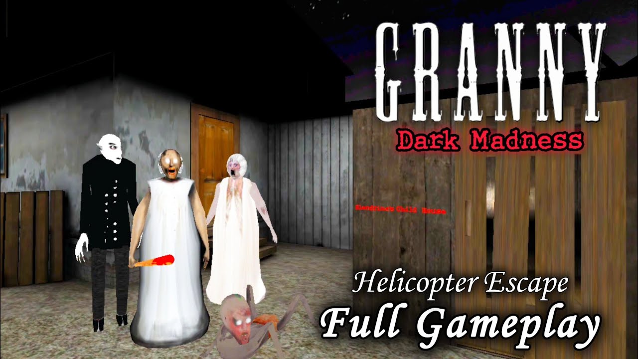 Granny: Dark Madness (Helicopter Escape) | Gameplay 