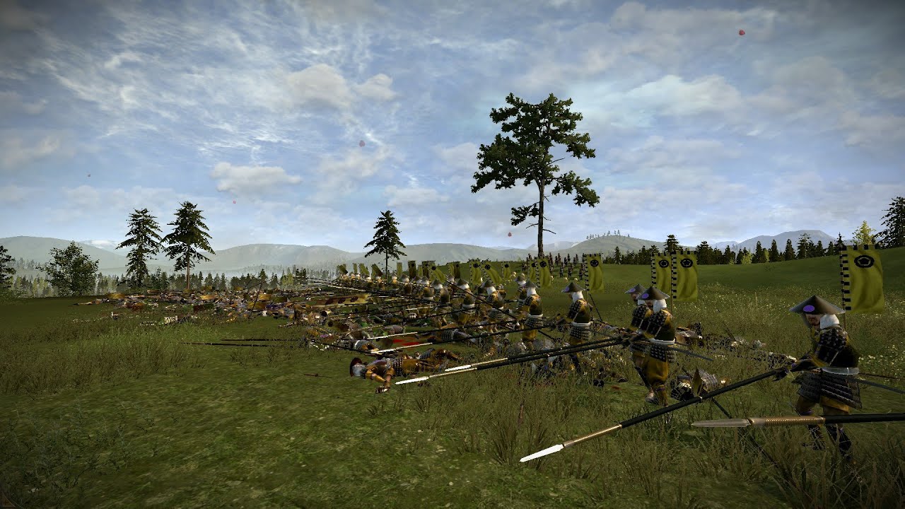 Oda Long Yari Ashigaru  VS Shimzau Katana Heros (Total War: Shogun 2)
