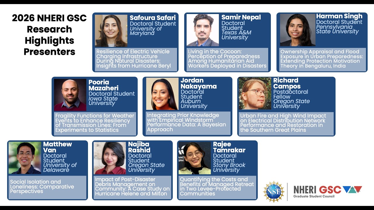 2026 NHERI GSC Research Highlights Webinar