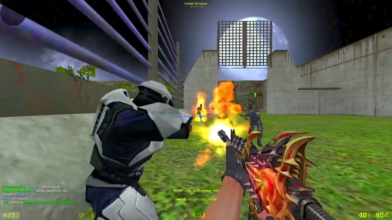 CS 1.6 - Zombie Escape - ze_jp4_reverse - Mgharba Gaming