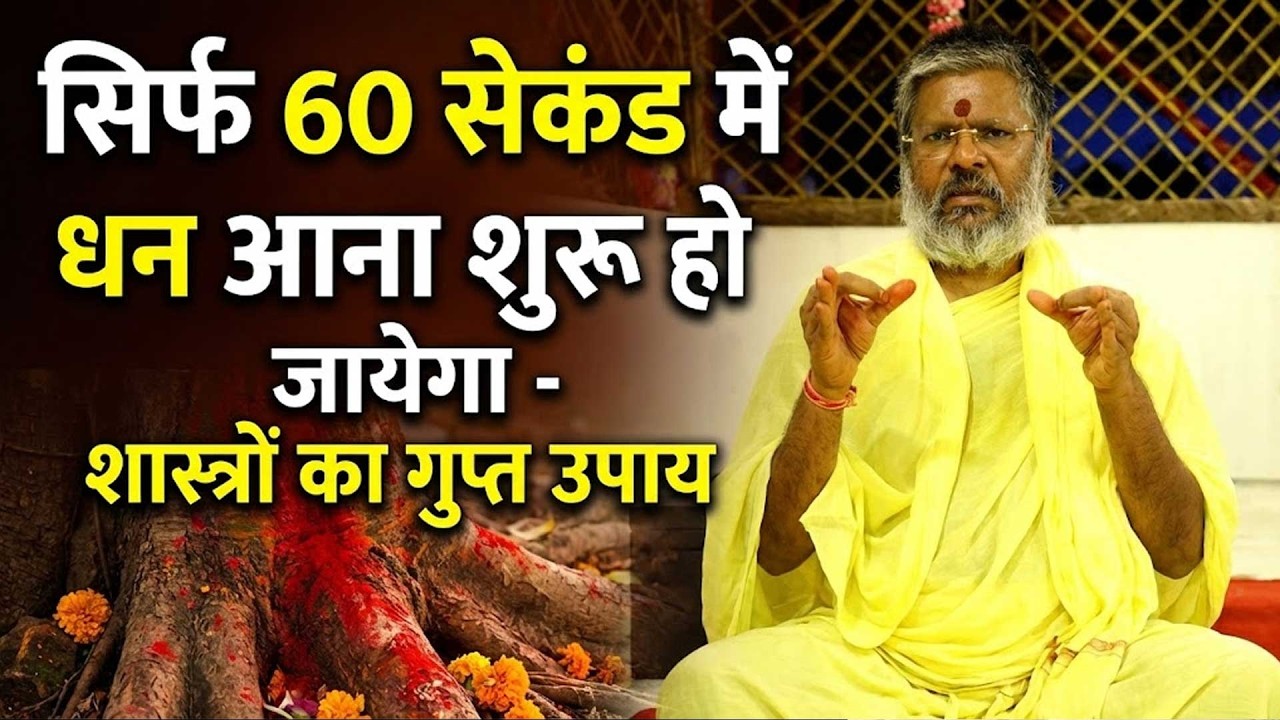 60 सेकंड में धन आना शुरू हो जाएगा - शास्त्रों का गुप्त उपाय Shri Vasant Vijayanand Giriji Maharaj