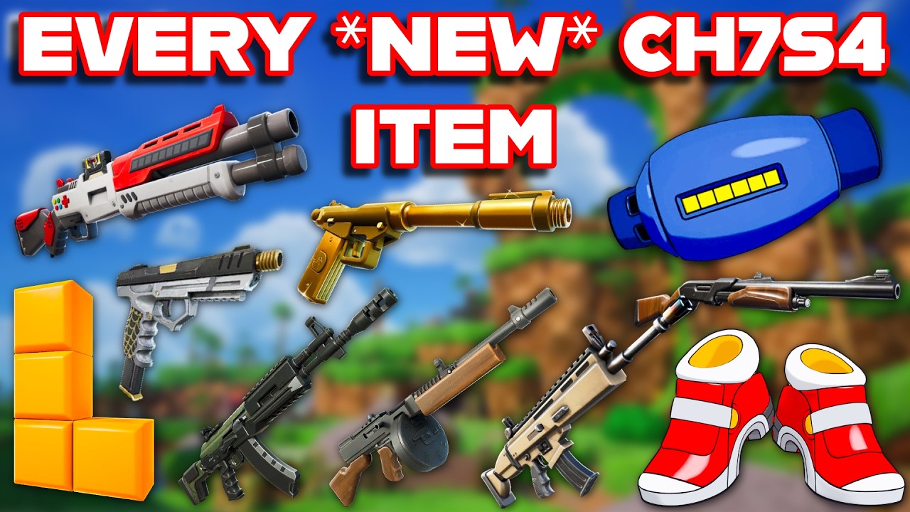 Рейтинг ВСЕГО ОРУЖИЯ в *НОВОМ* 4 СЕЗОНЕ FORTNITE от ХУДШЕГО к ЛУЧШЕМУ (Глава 7)