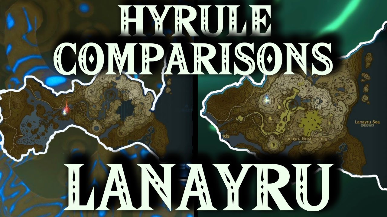 Что случилось с Ланайру? Сравнение HYRULE: BotW против TotK