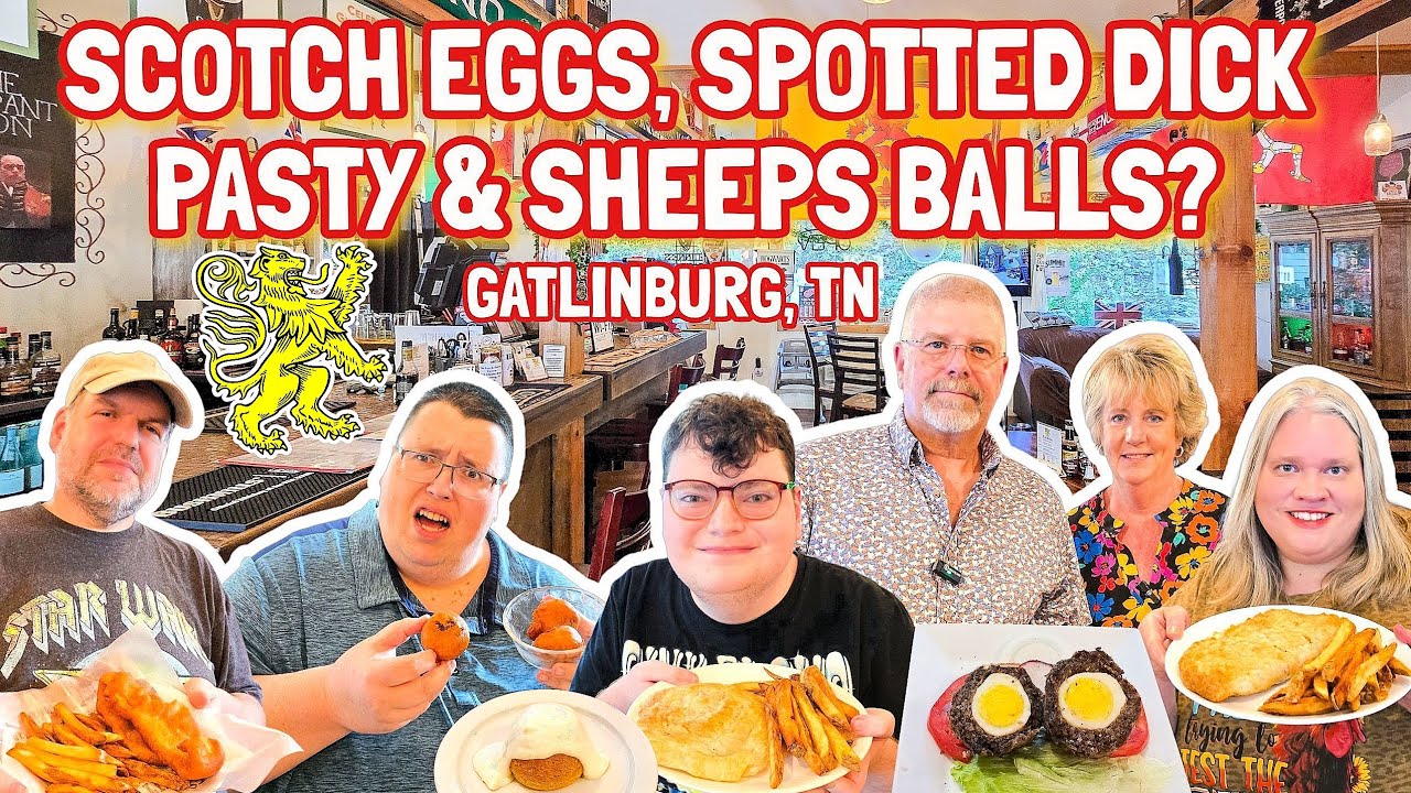 A Scottish Pub in Appalachia? RAMPANT LION Gatlinburg Tennessee with Rich and Jen! FULL Review!