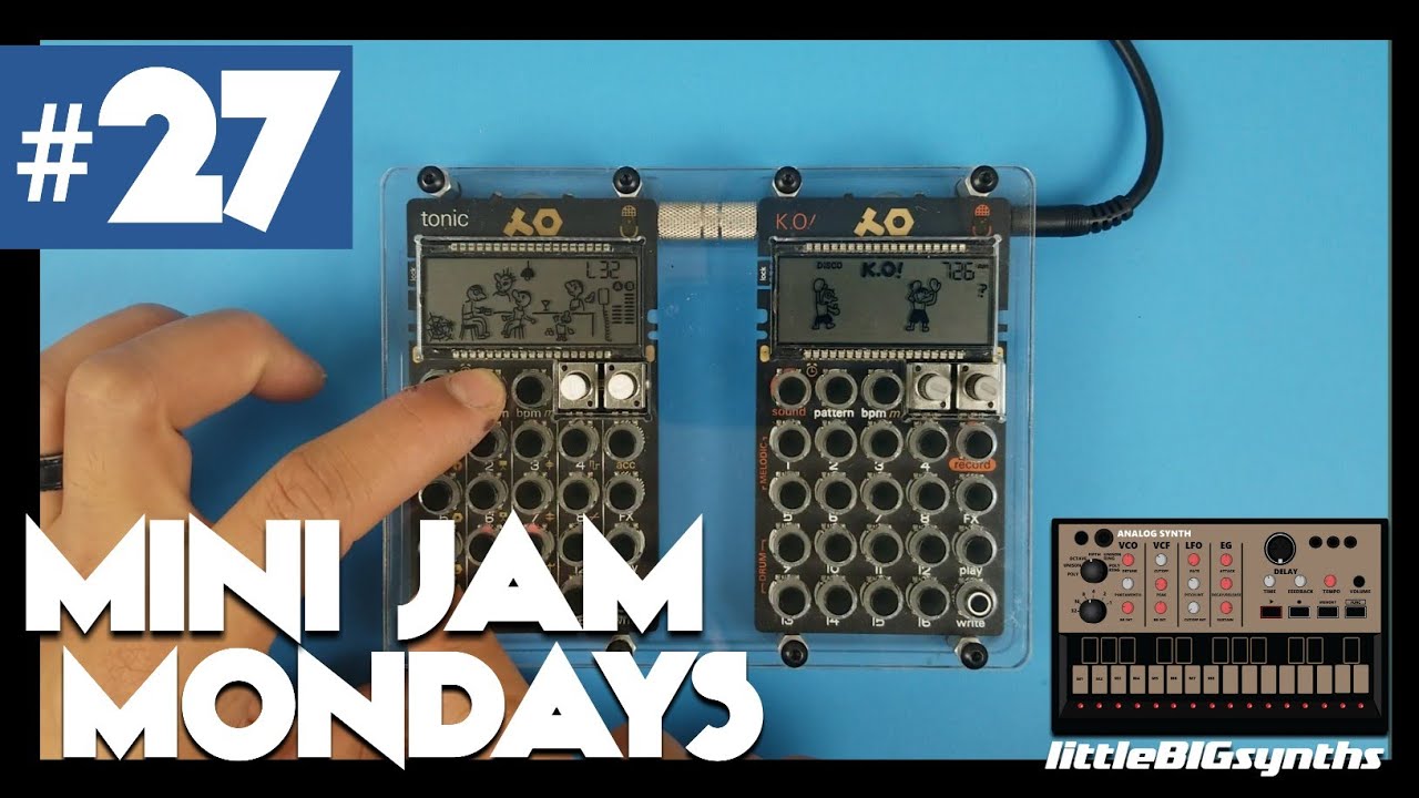 Mini Jam Monday #27 | Teenage Engineering PO-32 Tonic and PO-33 K.O!