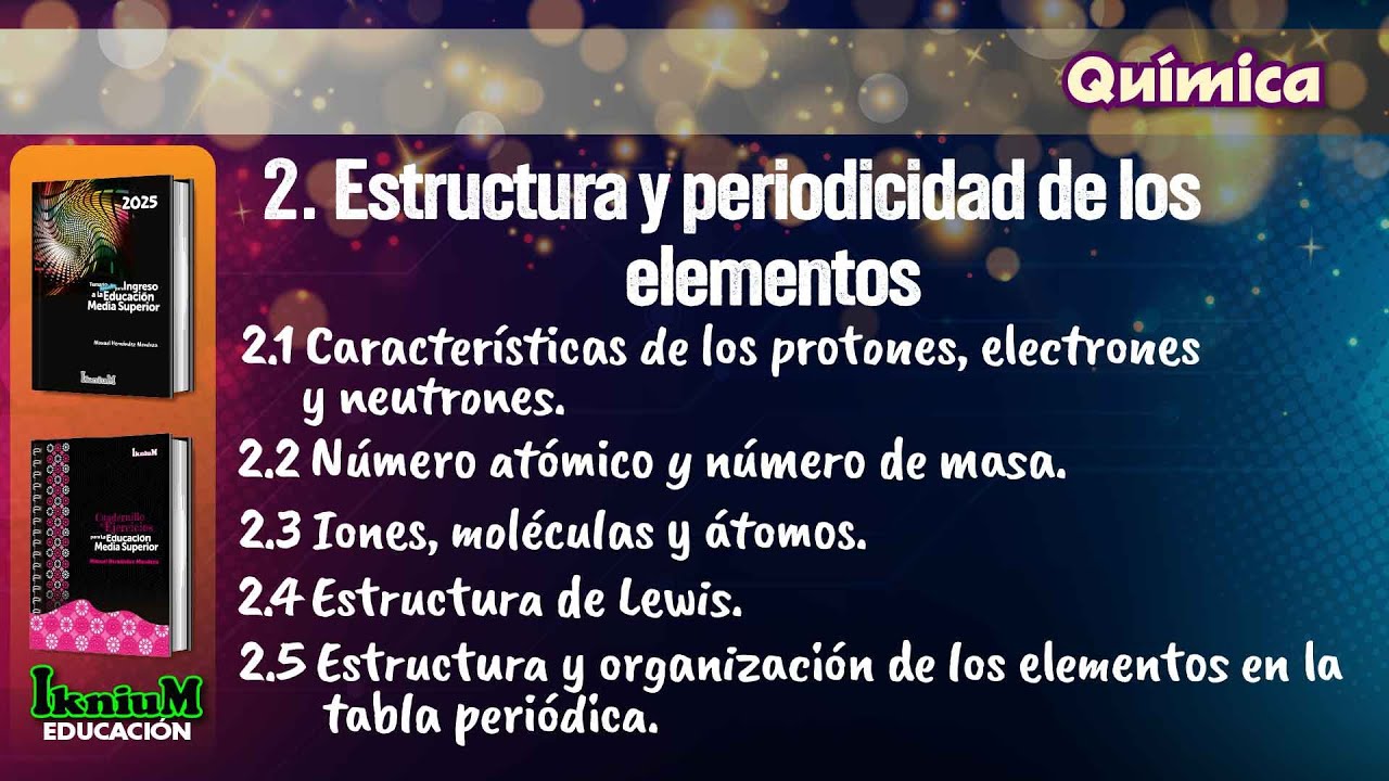 Química- Tema 2.1 al 2.5 - IkniuM Media Superior