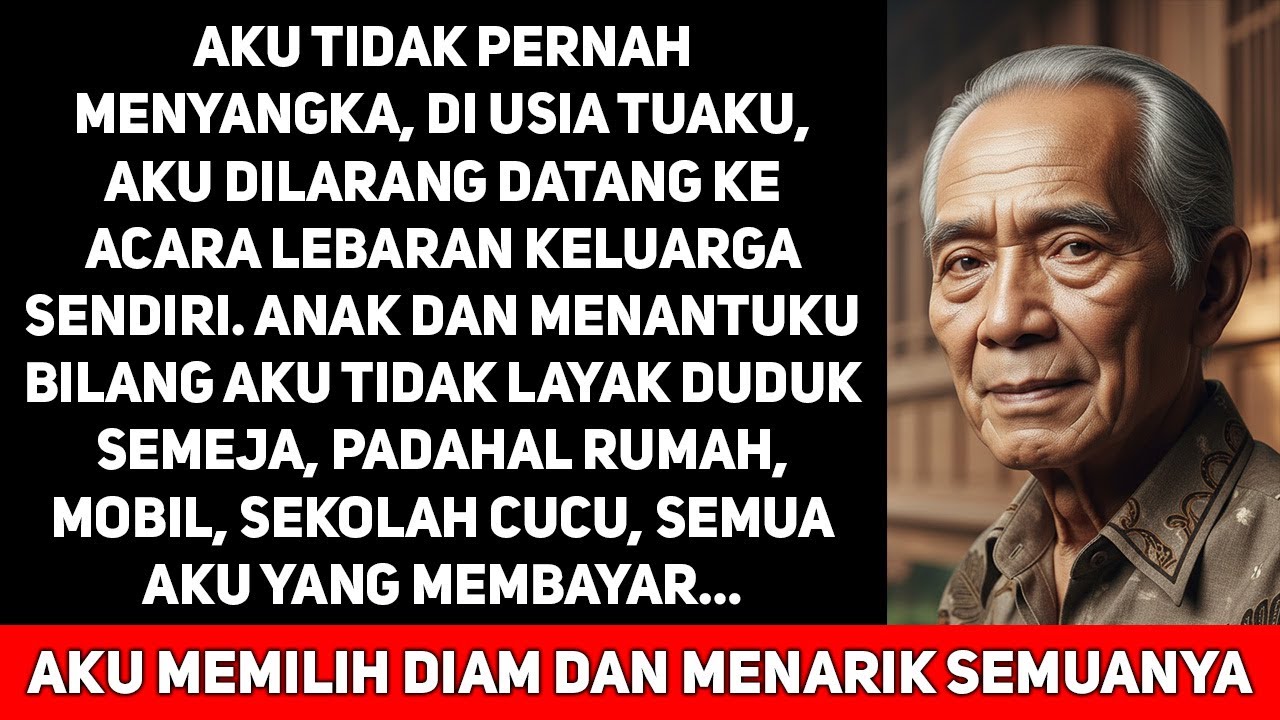 DUA HARI JELANG LEBARAN, ANAKKU MELARANG AKU DATANG KE ACARA KELUARGA LALU MENANTUKU MENGUSIRKU...