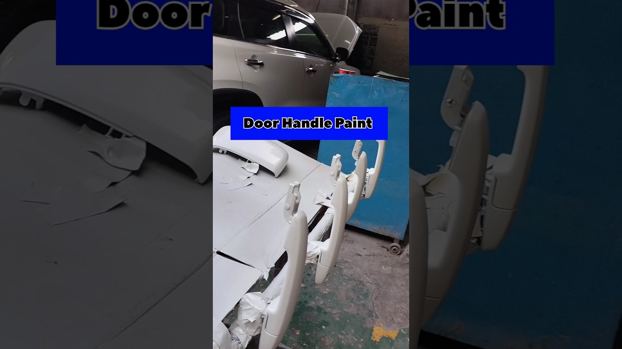 Dzire gadi ke Door Handle and side mirror cover paint || 